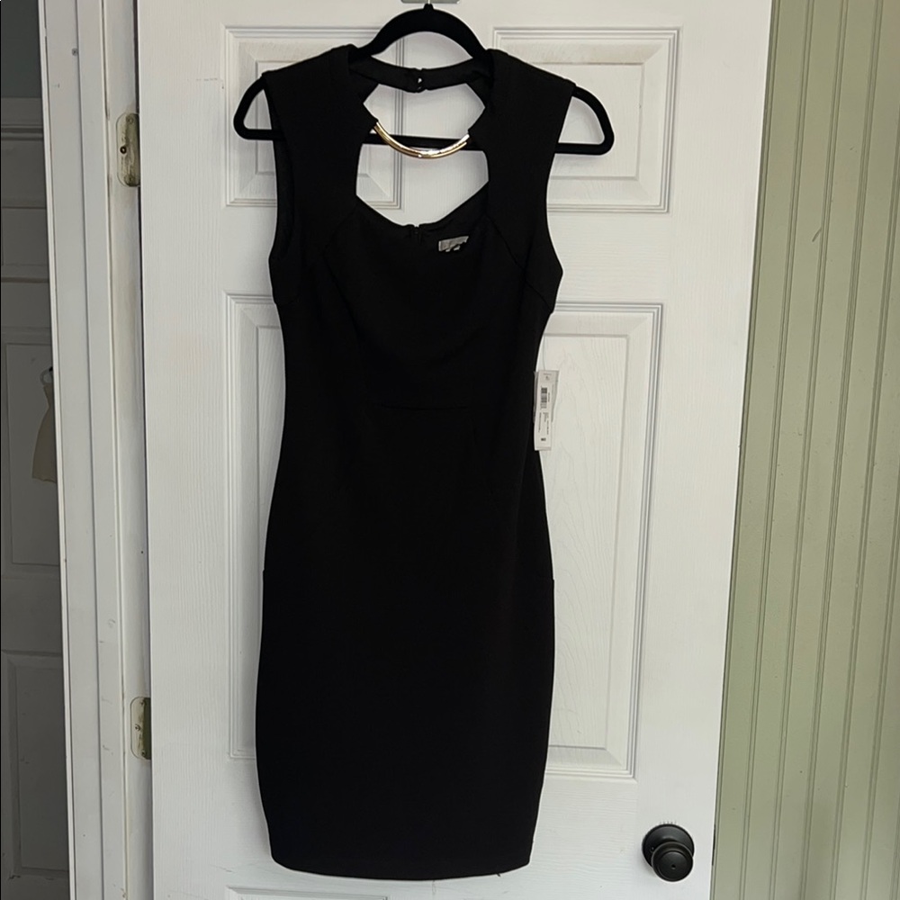 Bisou Bisou Black Sheath Cocktail Dress